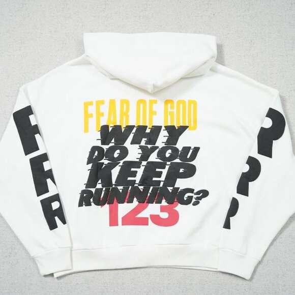 RIVINGTON ROI REBIS Fog Rrr123 Co Branded Retro Portrait Print Hoodie - Picture 5 of 6